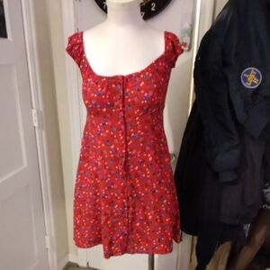 Spell & The Gypsy Red Floral Mini Dress